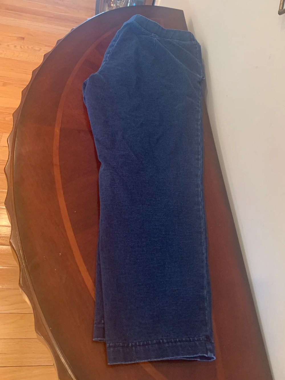 Purejill Indigo Slim Crops Pants